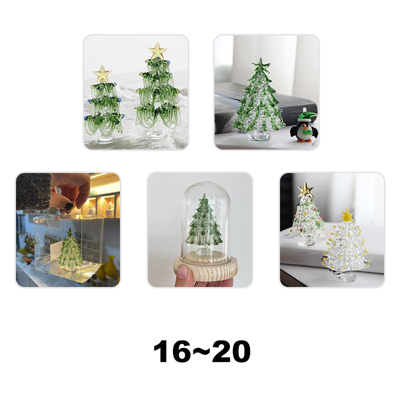 HolidayGlow™ - Creative Glass Christmas Ornaments for Festive Decor