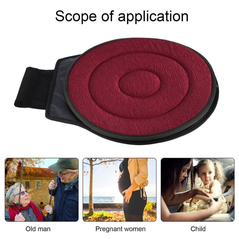 Ergonomic 360° Rotating Seat Cushion for Car Office Home Comfort