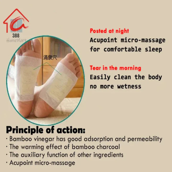 PureEase™ - Herbal Detox Foot Pads for Gentle Cleansing