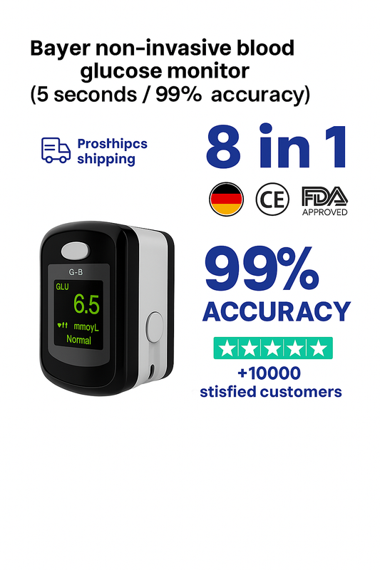 GlucoSnap™ - Painless Blood Sugar Monitor for Easy Testing