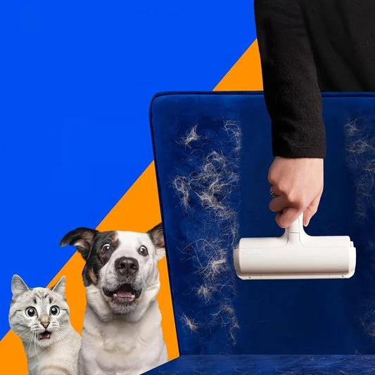Reusable Pet Hair Remover Roller for Clothes and Furniture Cleanup