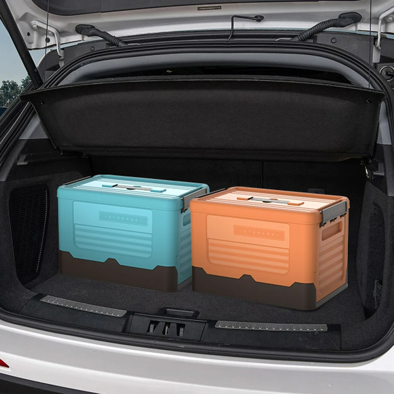 Foldable Storage Organizer Box with Lid for Home and Closet