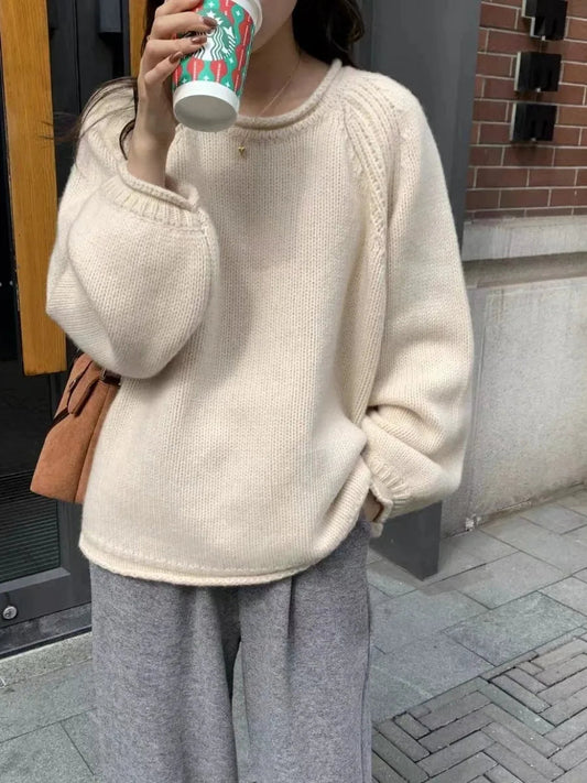 Cozy Oversized Knit Sweater for Casual Comfort