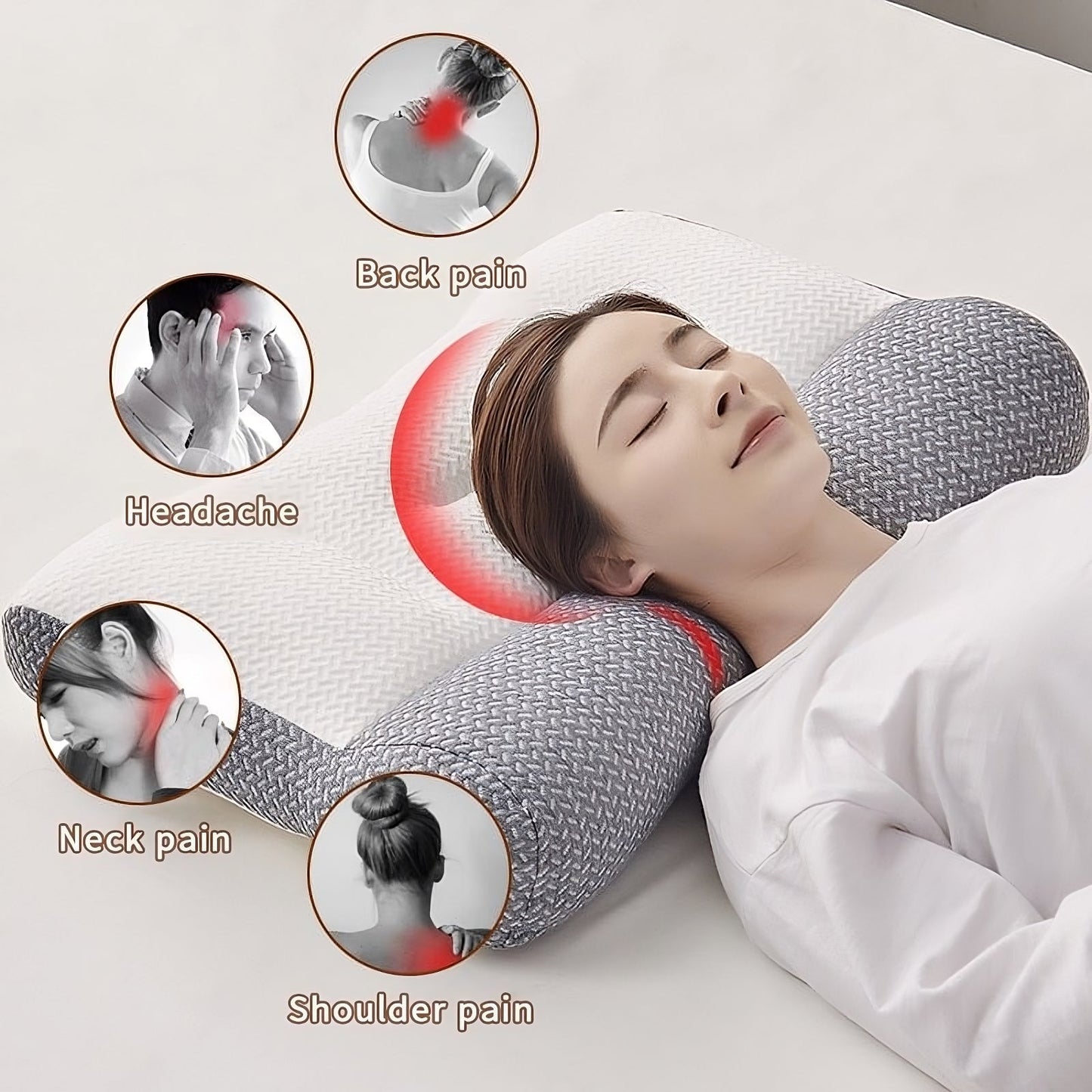 ErgoDream™ - Super Ergonomic Neck and Spine Pillow