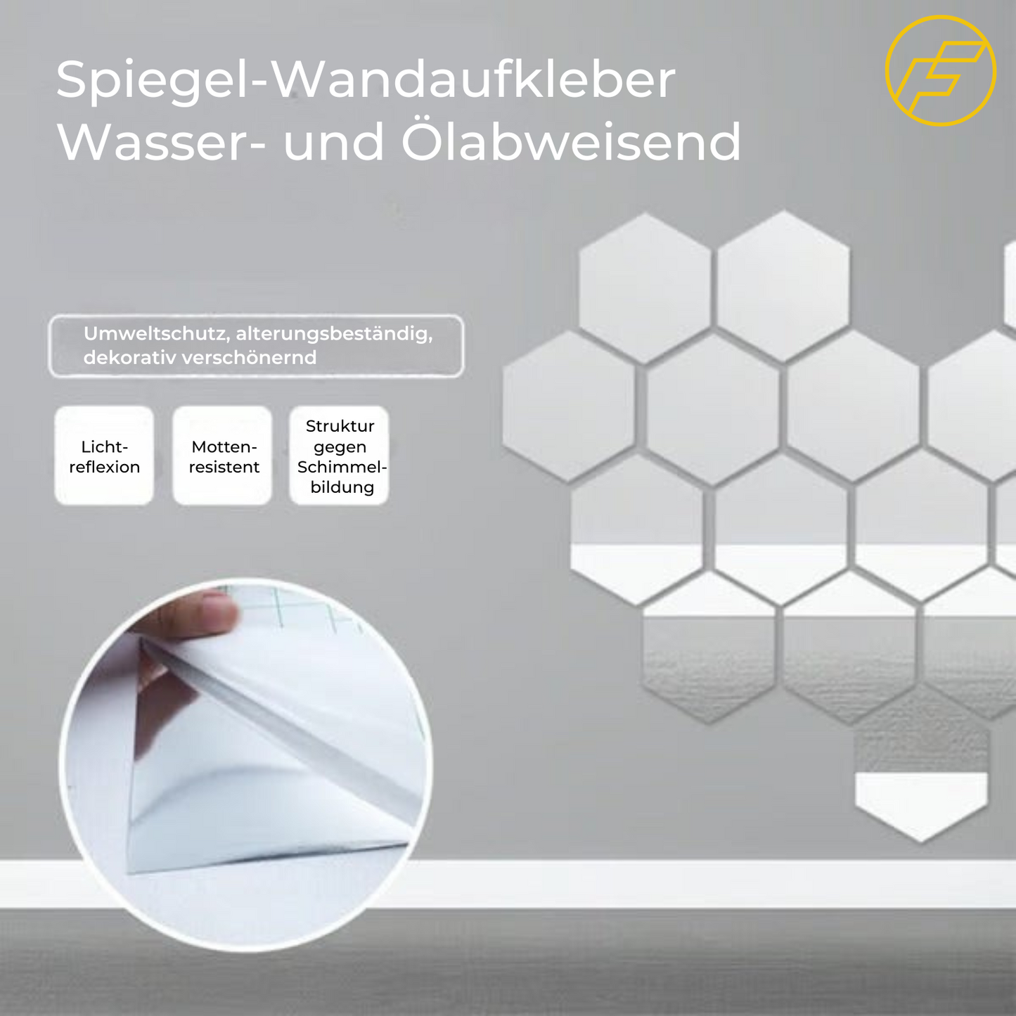 FlexiGlow™ - Shatterproof Wall Mirror Panels