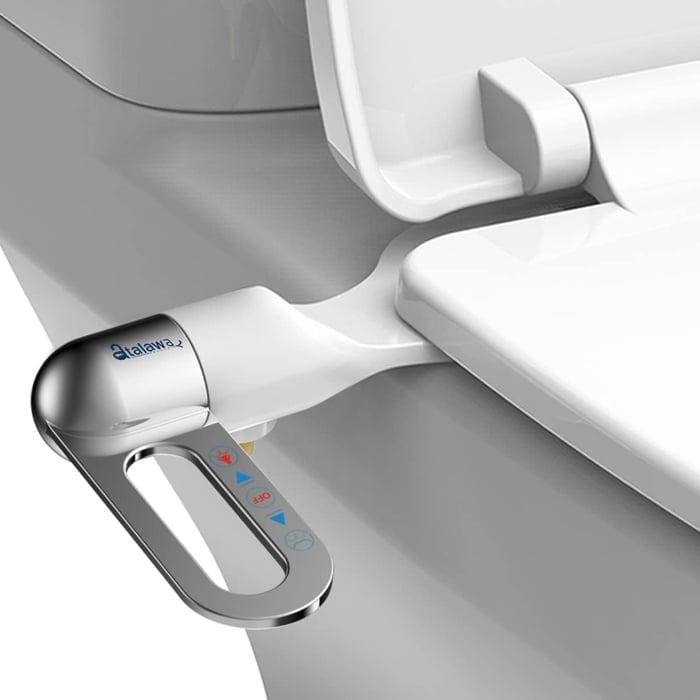 AquaFlow™ - Smart Toilet Flusher with Temperature Control