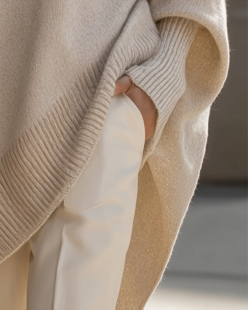 Relaxed Fit Round Neck Sweater