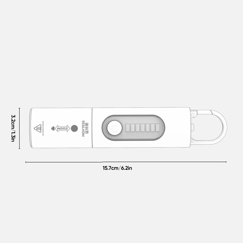 LumoGlow™ - Rechargeable Multifunctional LED Flashlight