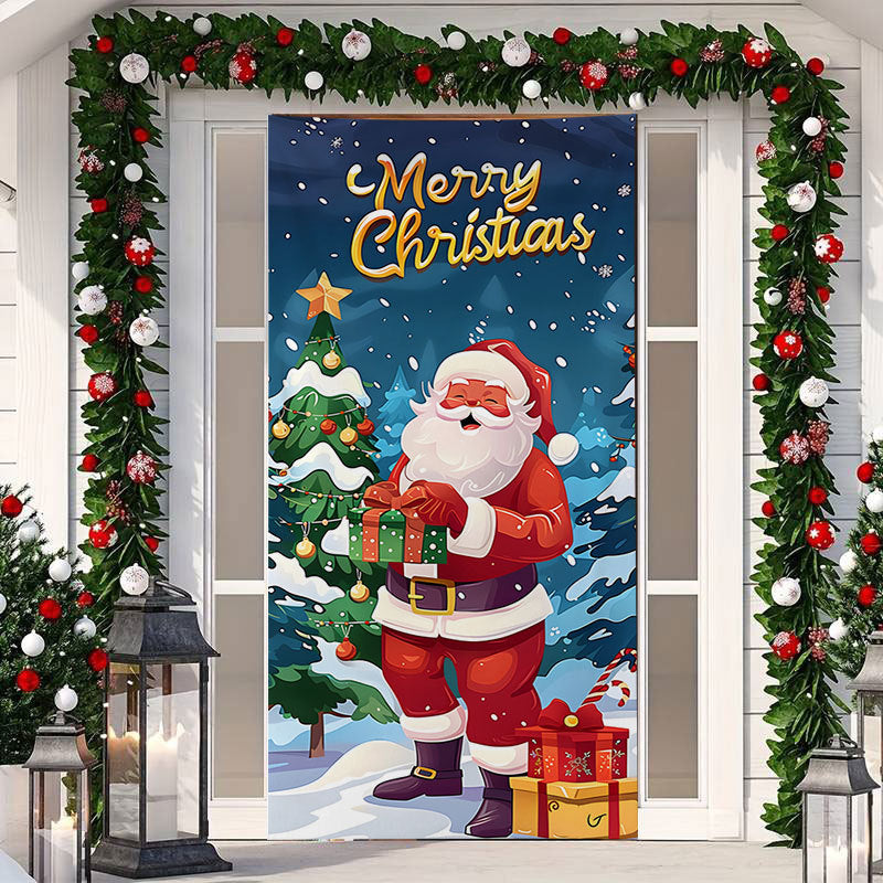 LusailStore™ - Festive Christmas Door Sticker Decor