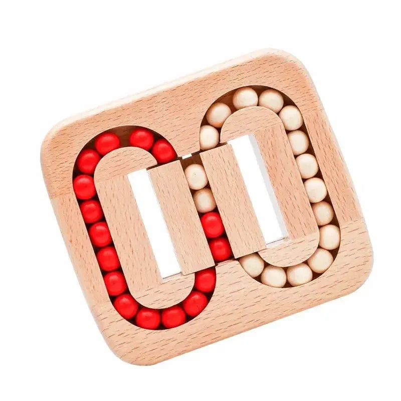 Rotatable Wooden Puzzle Toy for Focus and Stress Relief