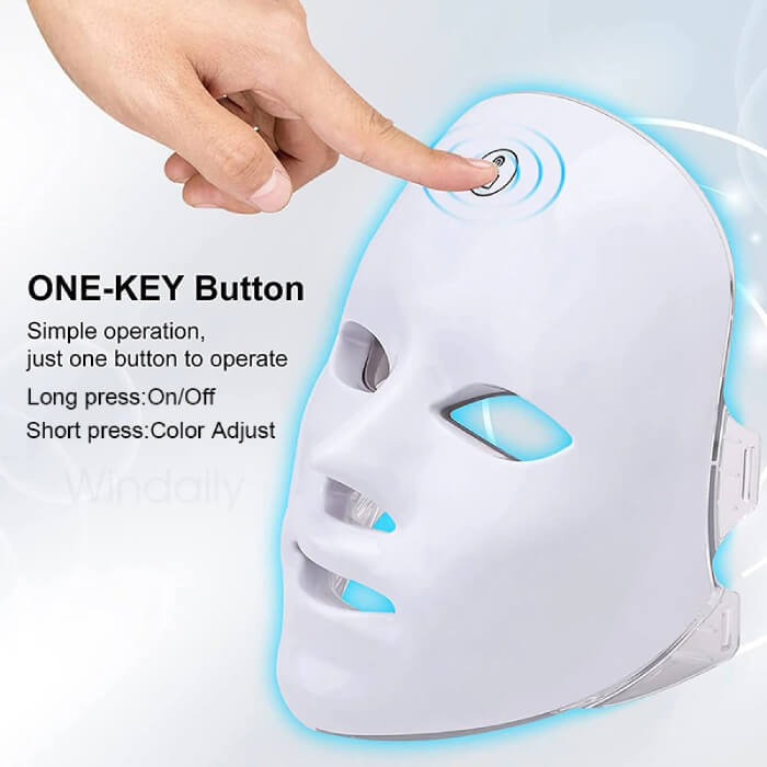 GlowBloom™ LED Light Therapy Korean Face Mask
