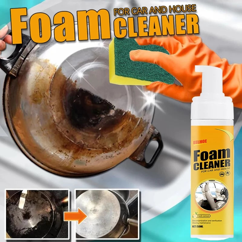 Deep Clean Foam Cleaner for Home and Car Surfaces