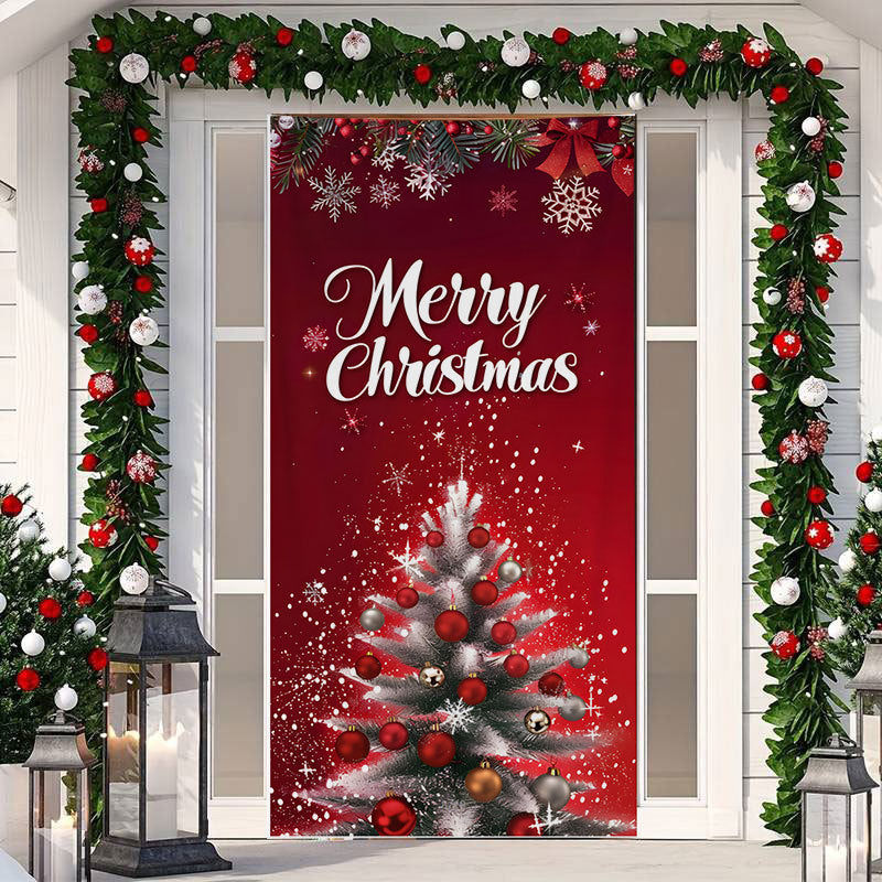 LusailStore™ - Festive Christmas Door Sticker Decor