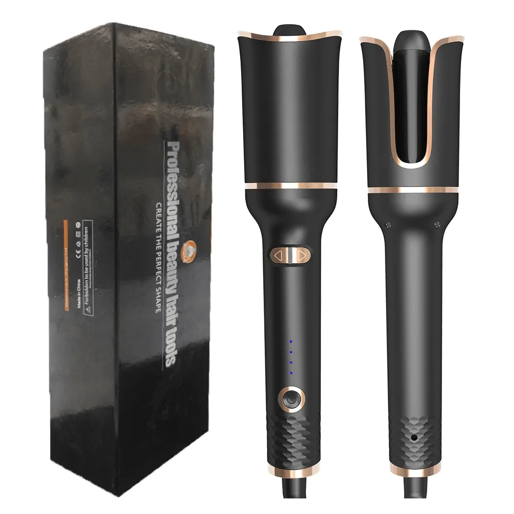 GlamCurl™ Ceramic Auto-Rotating U-Shaped Hair Curler