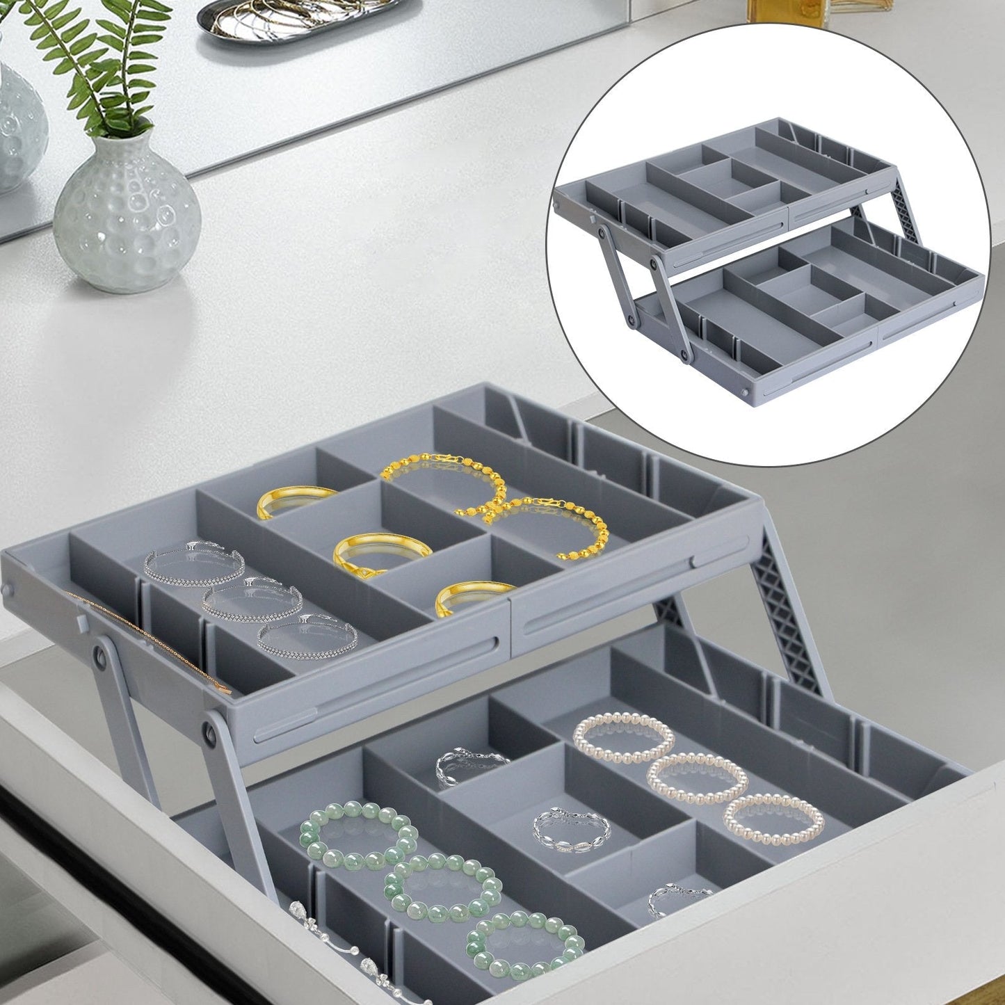 Compact Modular Smart Storage Organizer