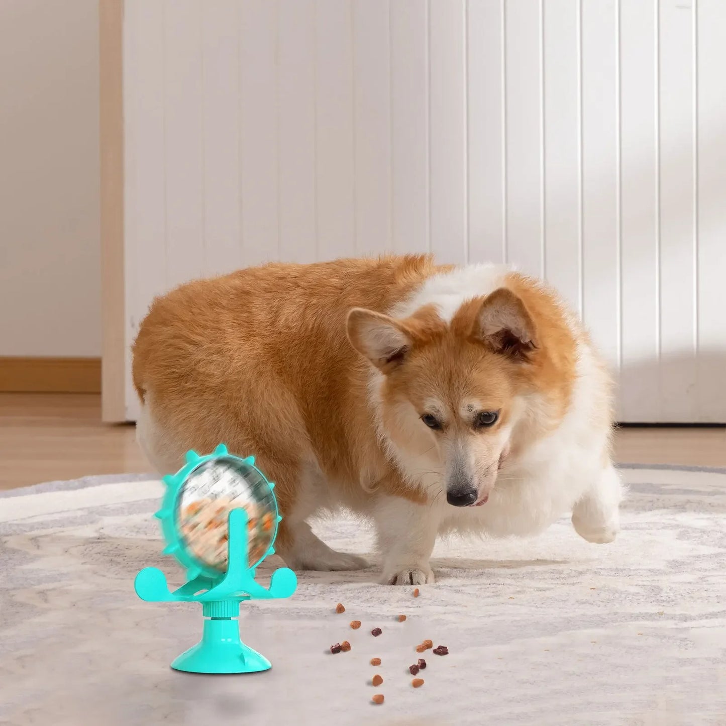 PurrPlay™ - Interactive Cat Turntable Feeding Bowl