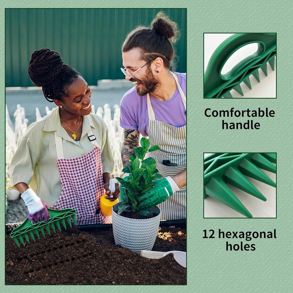SeedAlign™ - Precision Planting Plugs for Even Garden Sowing