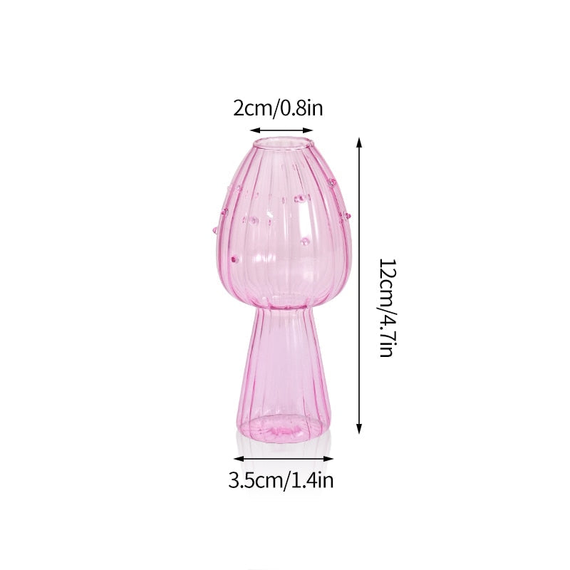 Elegant Crystal Mushroom Glasses Set for Stylish Entertaining