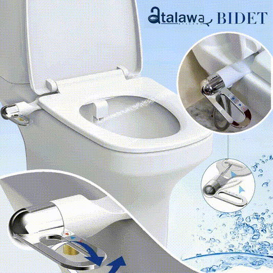 AquaFlow™ - Smart Toilet Flusher with Temperature Control