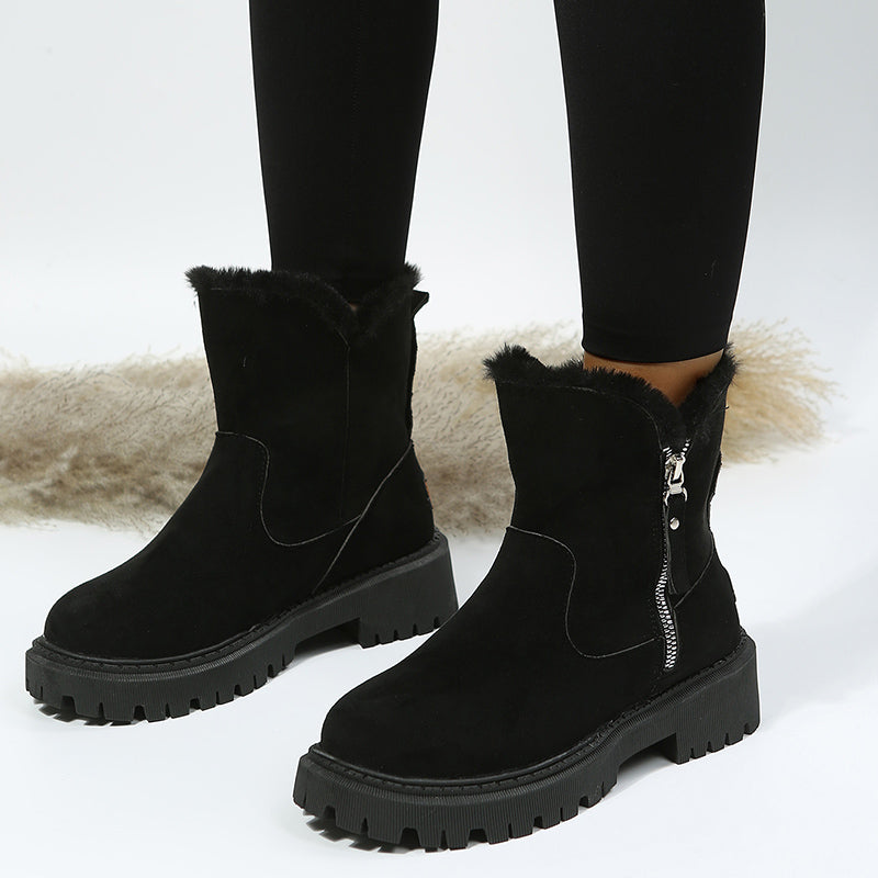 Cozy Suede Winter Boots