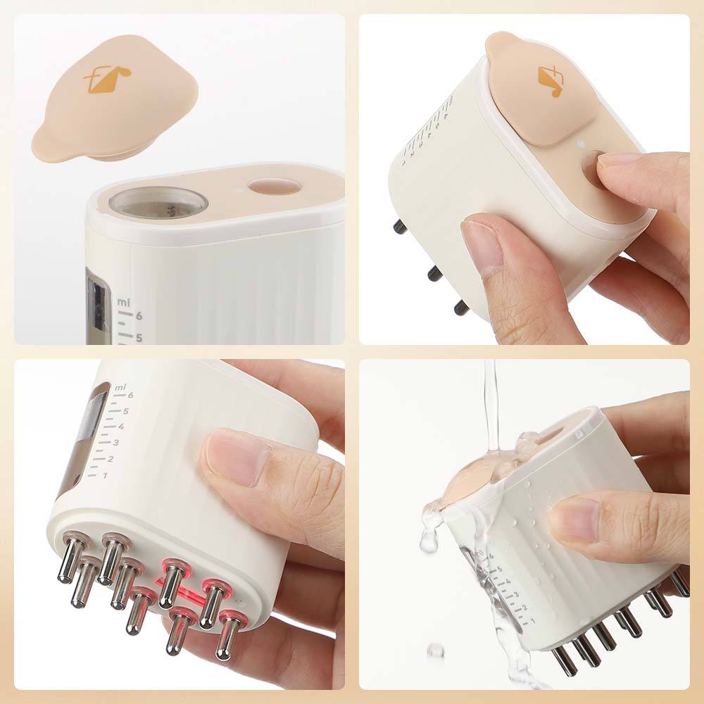 Electric Scalp Massager with Hair Growth Therapy and Vibration