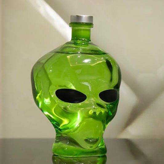 Unique Glass Alien Decanter for Home Bar Decor