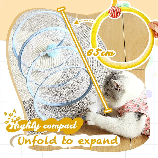 Interactive Cat Tunnel Toy for Playful Hunting and Exercise