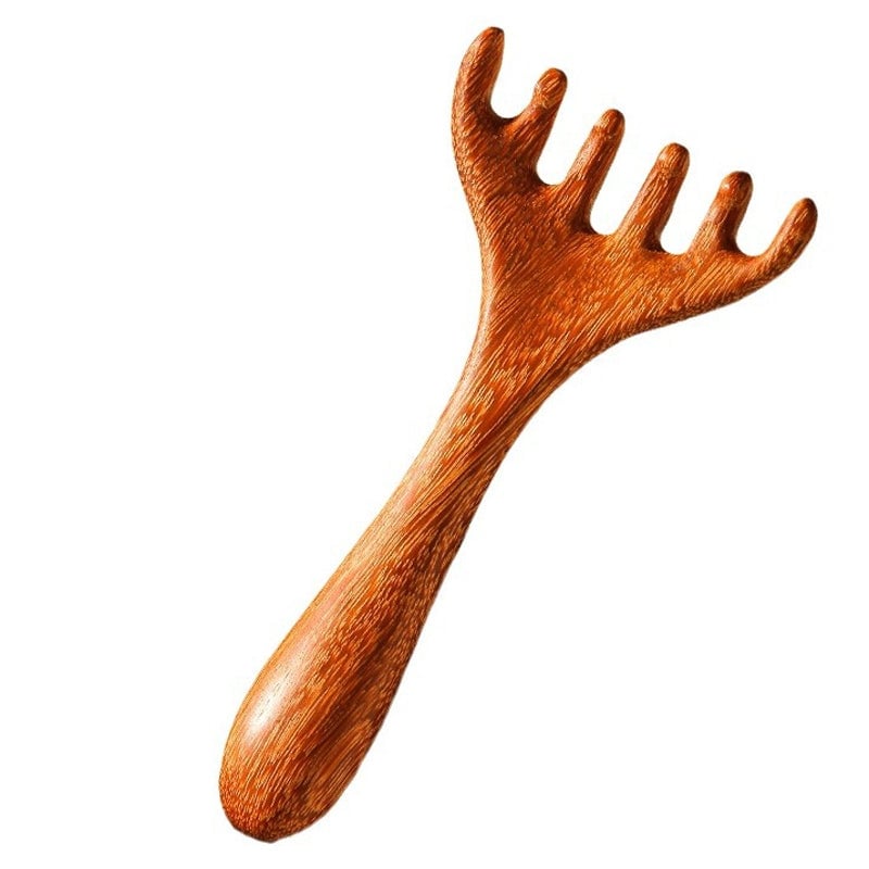 Sandalwood Meridian Comb for Relaxing Head and Neck Massage