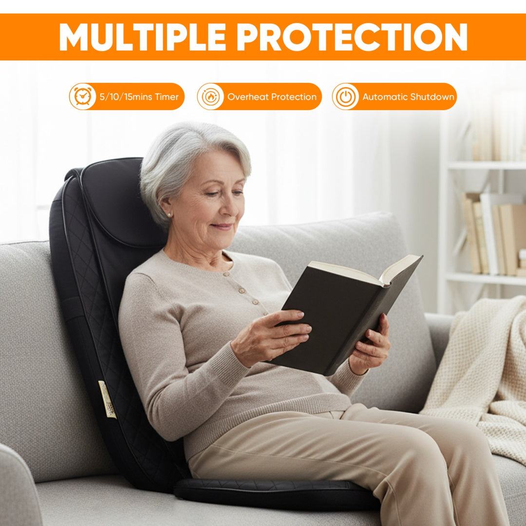 RelaxEase - Melt Away Back Pain with Deep Heat Massage