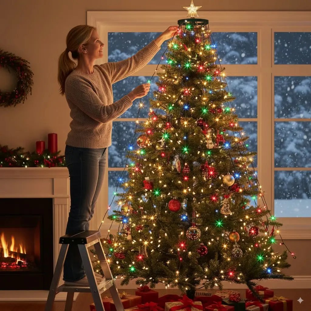 LedDeko™ - Rapid-Glow Christmas Tree for Warm Festive Ambiance