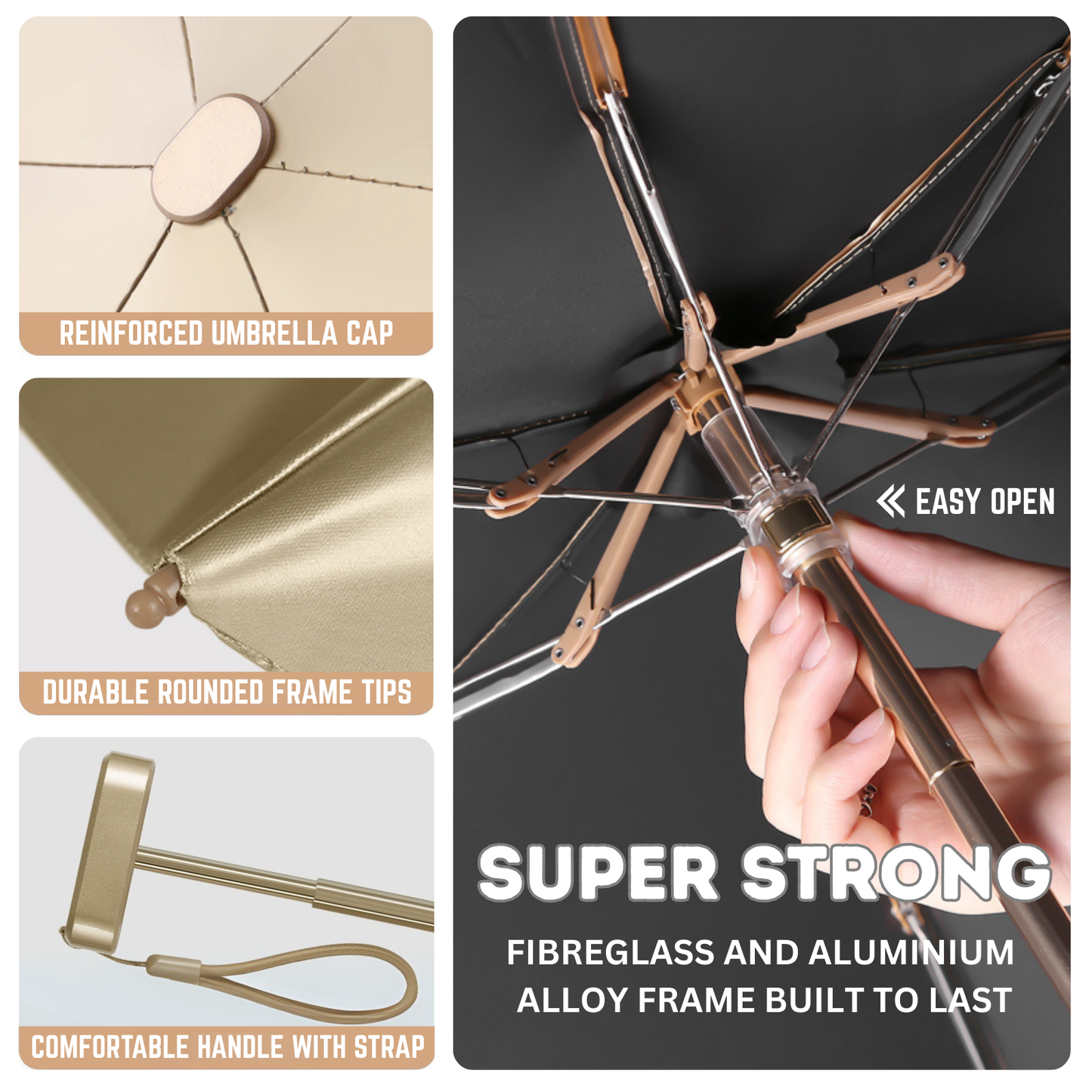 SunSleek - Ultimate Compact Protection From Sun And Rain