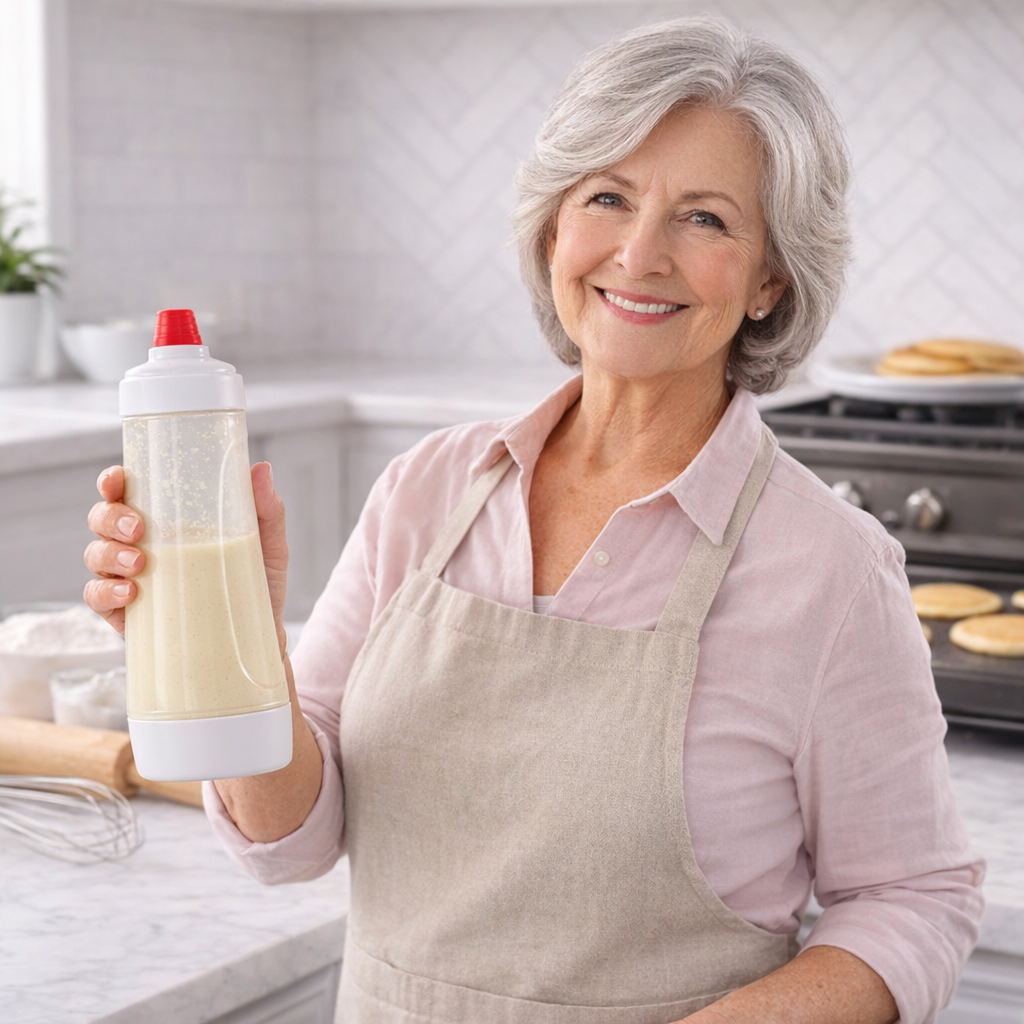 BakeFlow - Spill-Free Batter Pouring for a Cleaner Kitchen