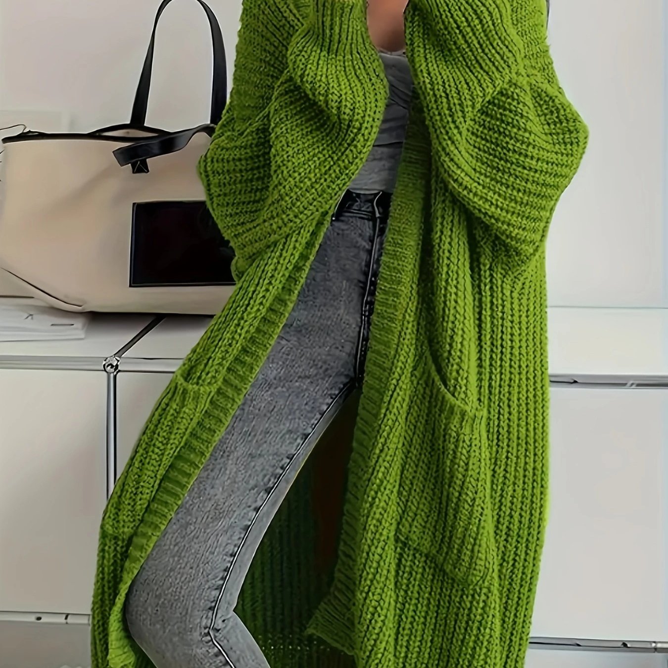 Cozy Belted Knit Cardigan for Women