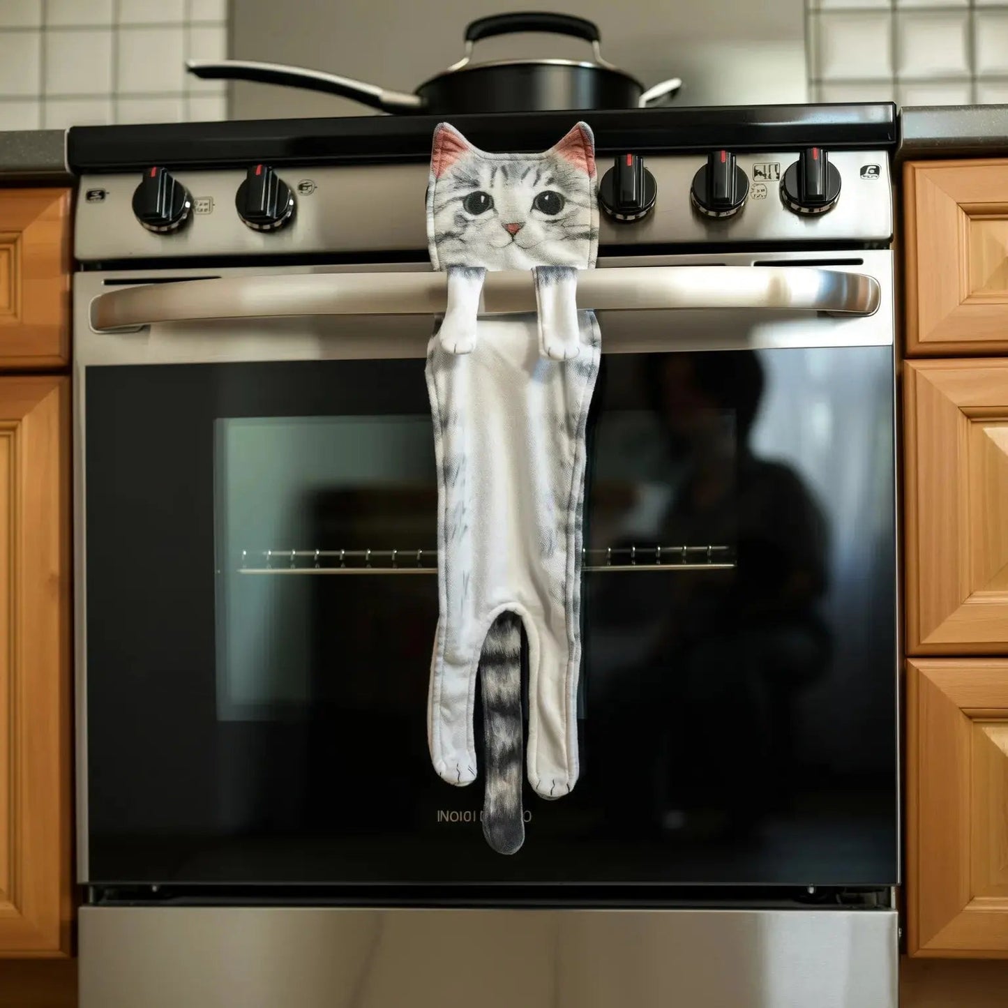 CozyNest™ - Cat Motif Soft Cotton Towel