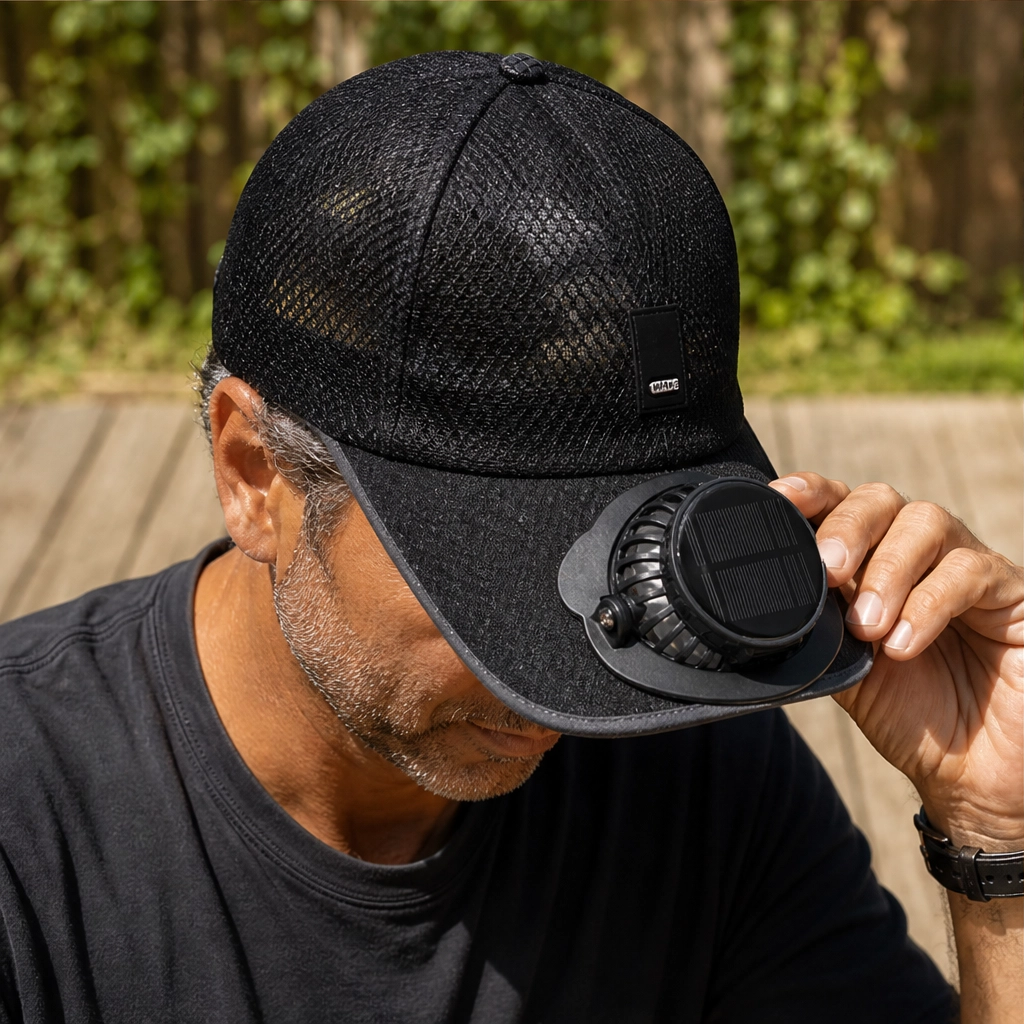BreezeGuard - Stay Cool and Protected Hands-Free in the Sun