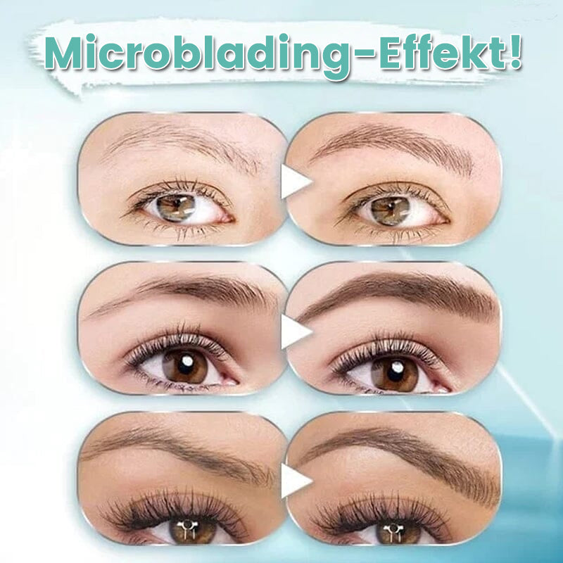 Waterproof 3D Eyebrow Pencil with Four Fork Tips