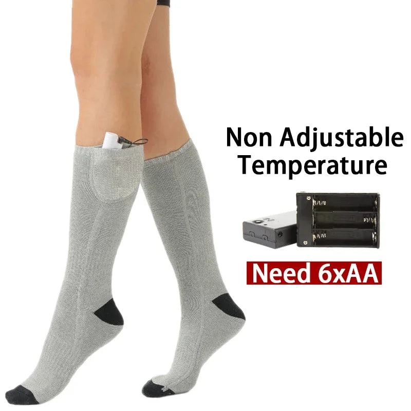 ThermaStep™ - USB Rechargeable Electric Heated Socks for Outdoors