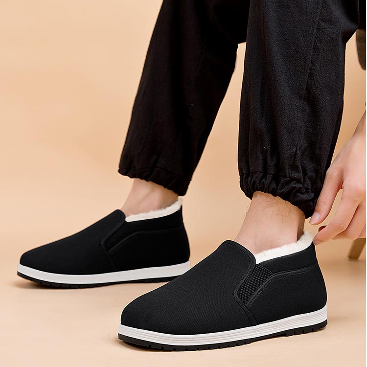 Henry - Cozy Cotton Slip-On Shoes for Men