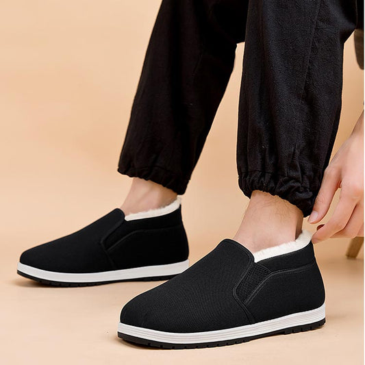 Henry - Cozy Cotton Slip-On Shoes for Men