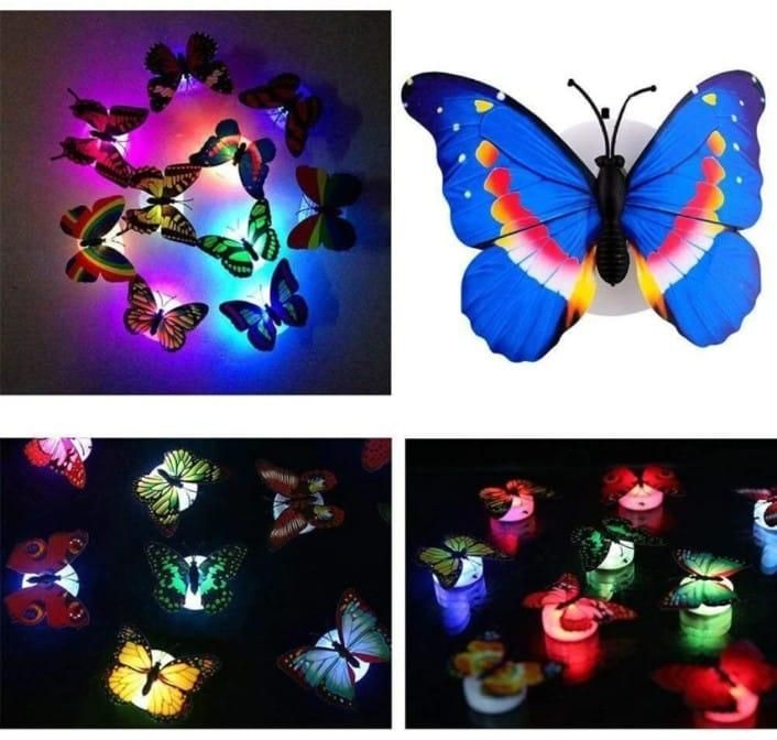 3D Butterfly LED Fairy Night Light Decor
