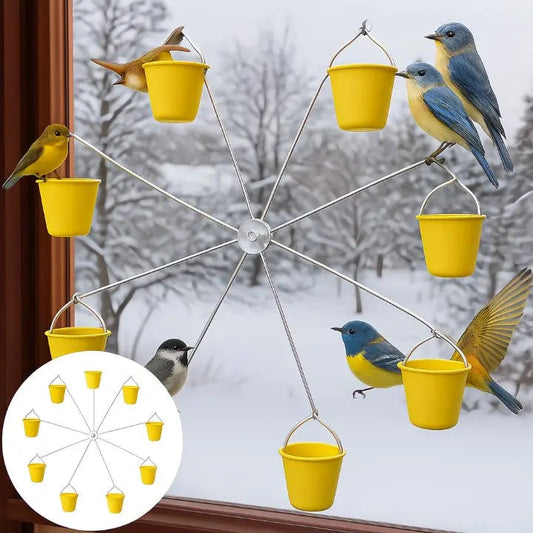GardenGlow™ - Rotatable Bird Feeder Station for Stylish Gardens