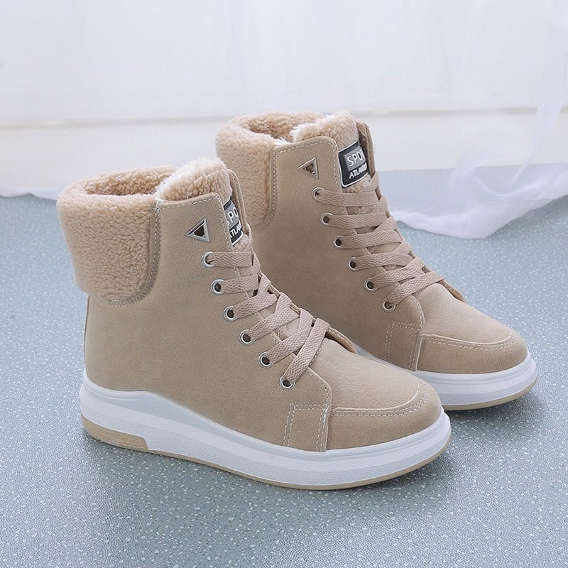 Cozy Fur-Lined Winter Snow Boots for Women