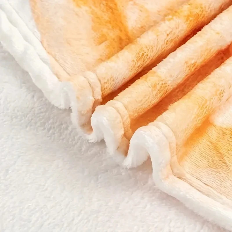 Soft Warm Flannel Tortilla Blanket for Cozy Home and Travel