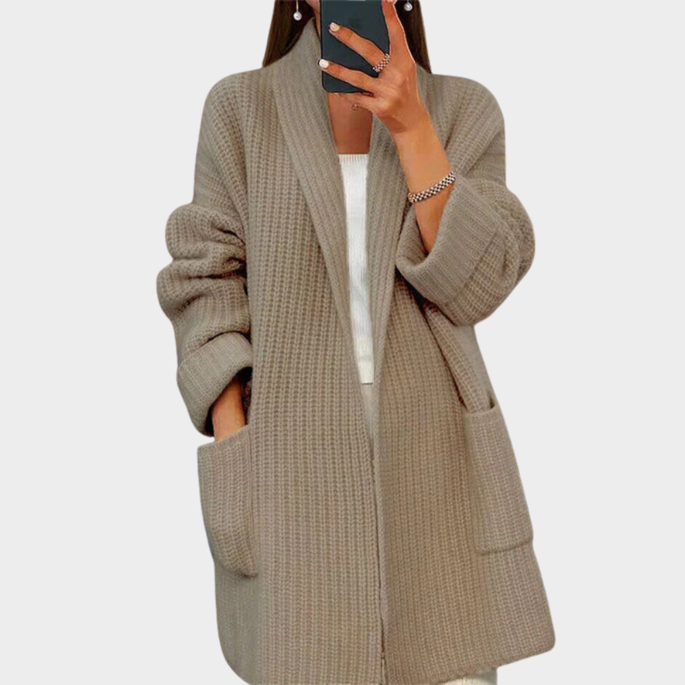 Cozy Knitted Wool Cardigan Sweater