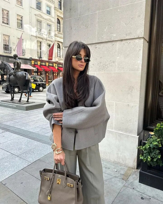 Cozy Wool Blend Winter Coat