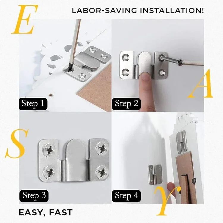 Stainless Steel Interlocking Hanging Buckle