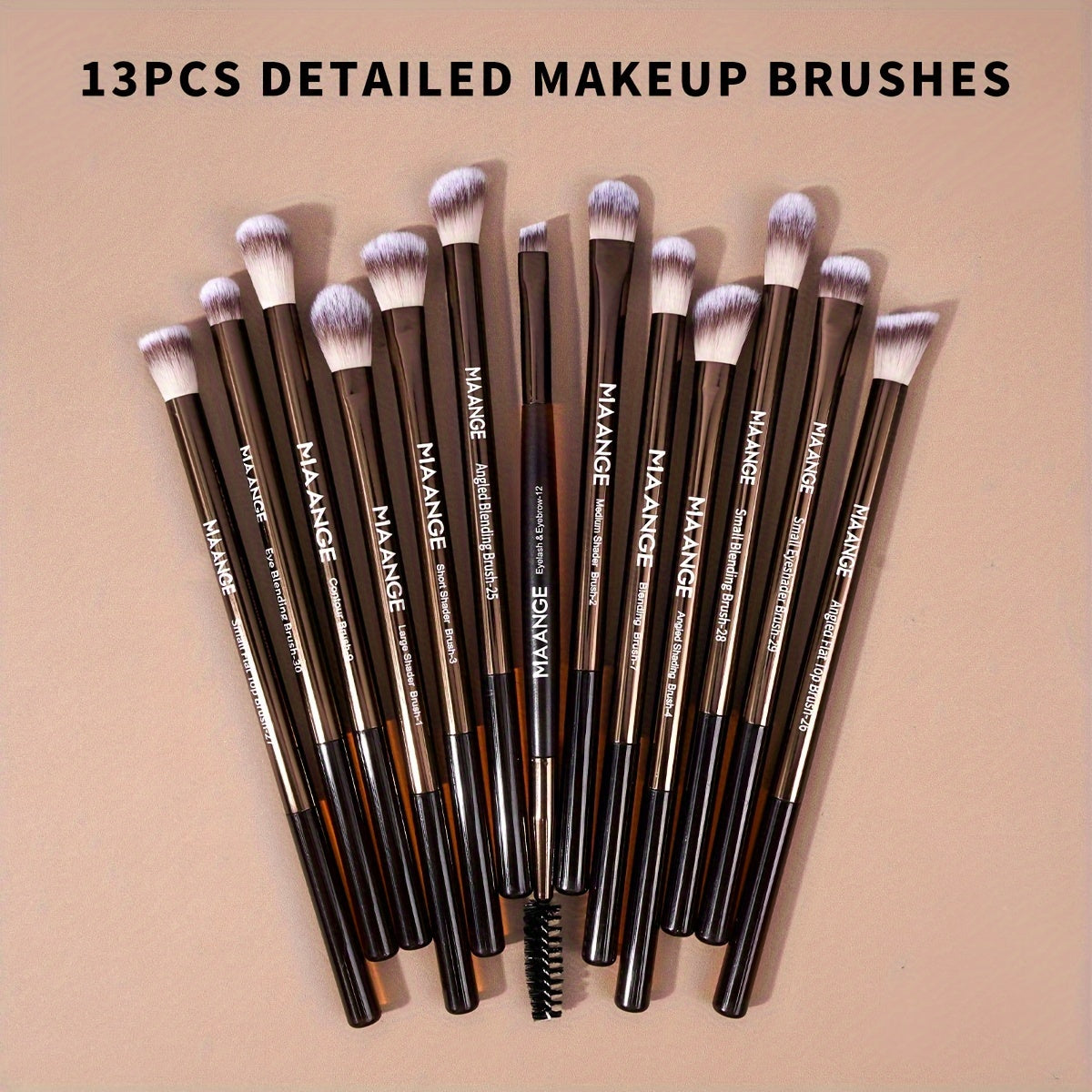 GlowArt™ Kabuki Makeup Brush Set for Flawless Application