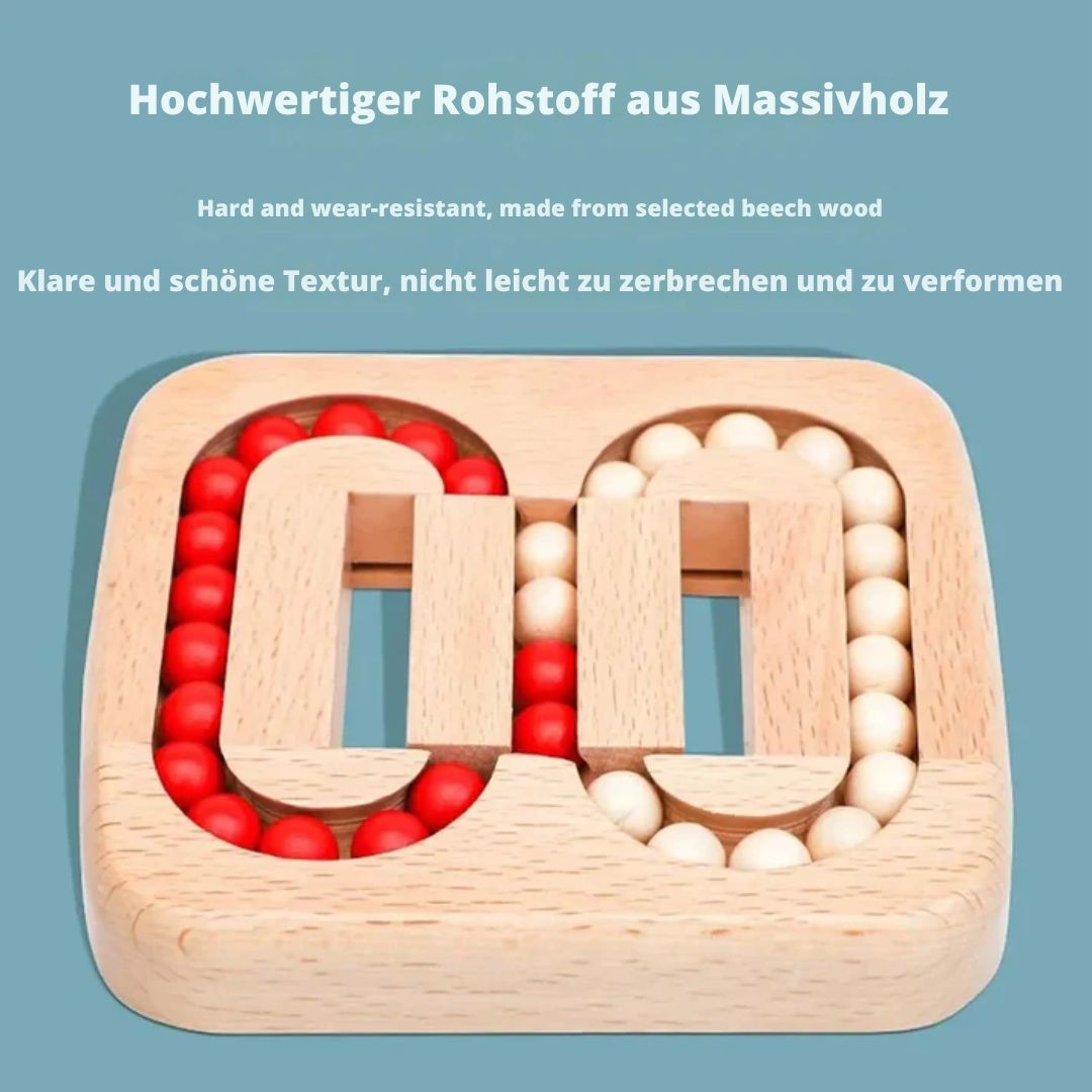 Rotatable Wooden Puzzle Toy for Focus and Stress Relief
