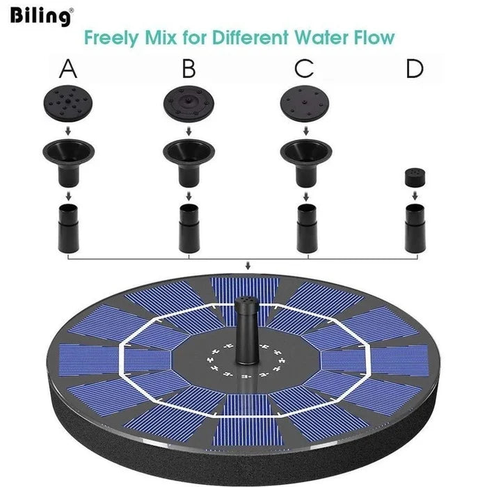 SunLuxe - Instant Solar-Powered Fountain for Effortless Garden Serenity