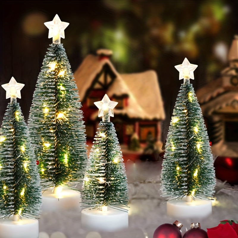 GlowNest™ - 3-Piece Lighted Indoor Tree Décor Set